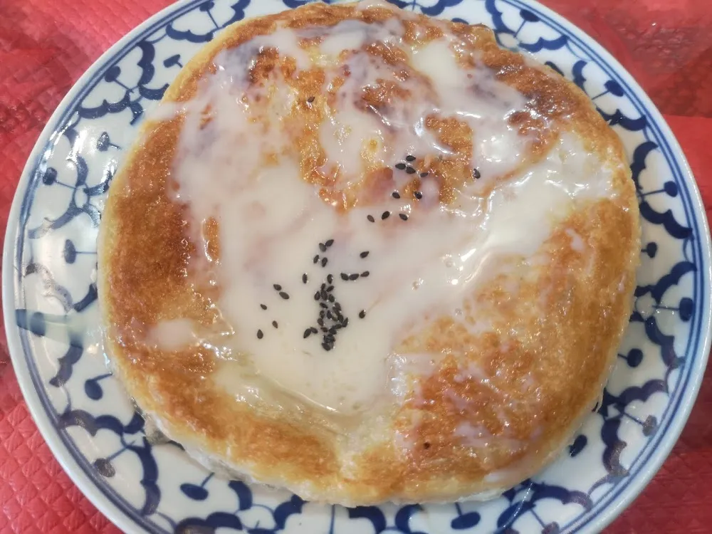 Crêpe Thaï Avec Du Lait Concentré Sucré