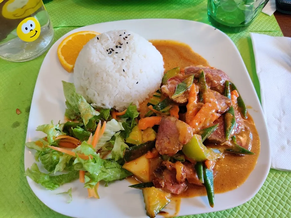 Magret de Canard Au Curry Panang