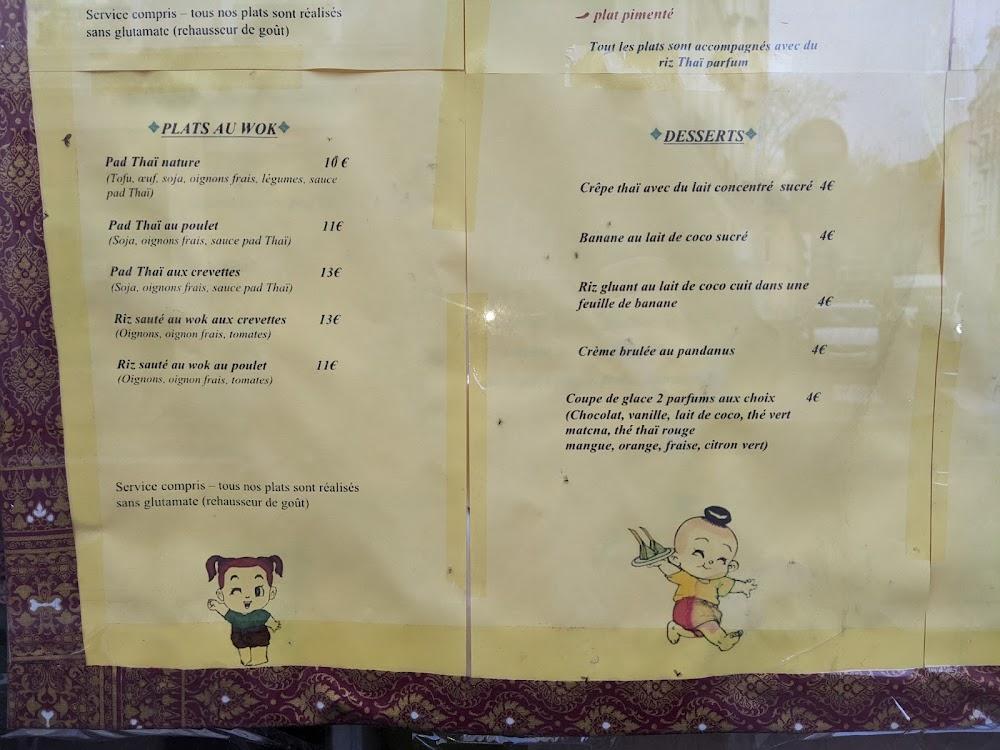 Piment & Citronnelle Thaï Café - Menu Image 2