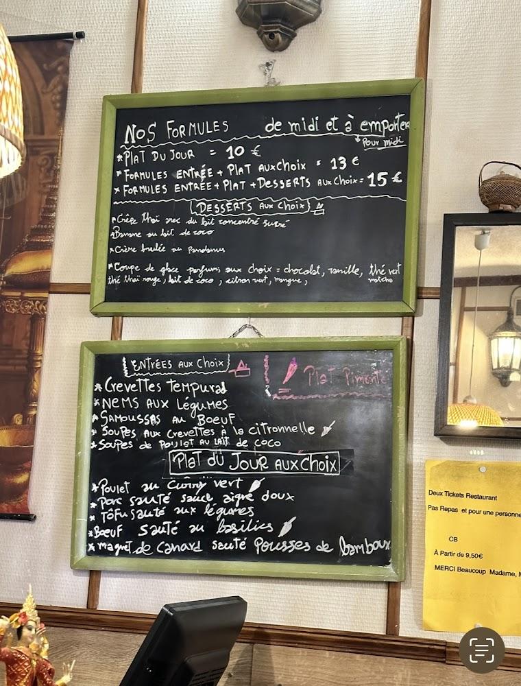 Piment & Citronnelle Thaï Café - Menu Image 3